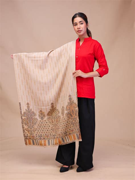 Women's Kani Wool Stole – SWI Stylish