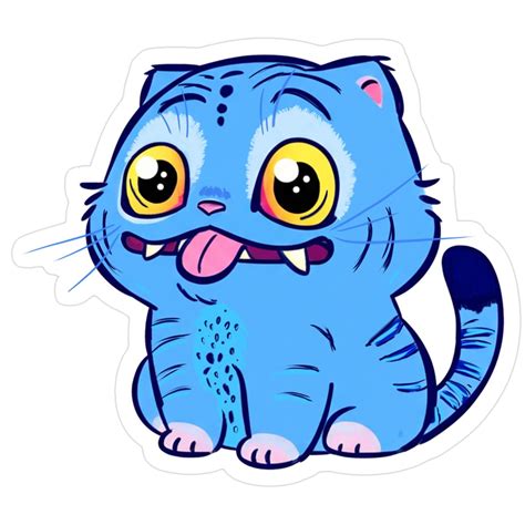 Demon Cat Derpy Kpop Demon Hunters Sticker | Derpy cats, Cute doodles ...