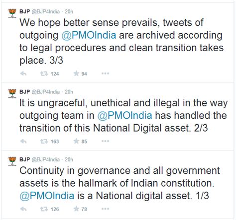 Controversy over PM’s office changing official Twitter handle with 1 ...