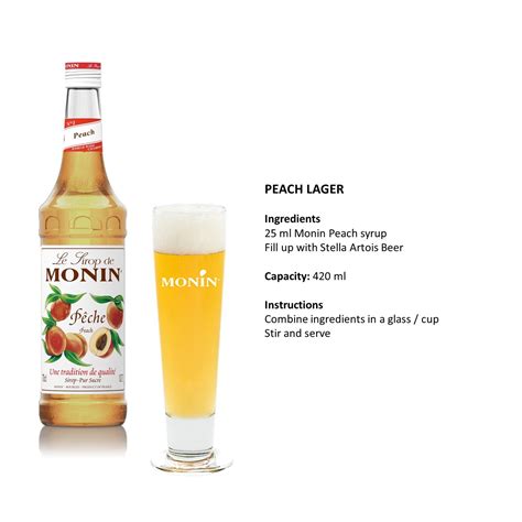 Buy Monin Peach Syrup Online in Malaysia | Luen Heng