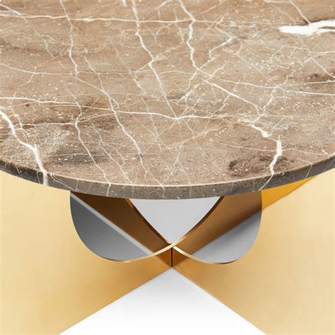 Design By Us - This Is Art Table - Marble - Coffee Table - Grey - Gold