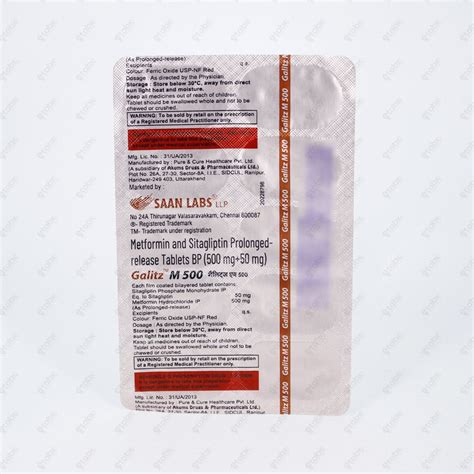 Galitz M 500mg Tablets 10's – ETABX