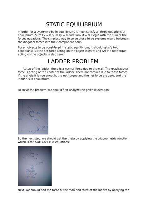 Image result for Equilibrium Physics Examples