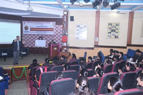 Department of MBA organized finance guest lecture for MBA 2025-27 batch ...