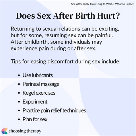 How Long After Giving Birth Before You Can Have Sex?