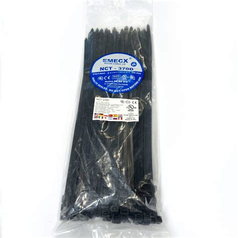 CINTILLO NYLON 300X4.8mm - NEGRO - UV - YLLACONZA