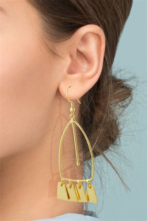 Get Gold-Plated Leaf Drop Earrings at ₹ 750 | LBB Shop