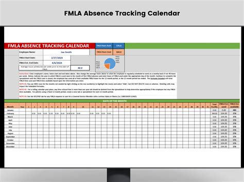 Image result for FMLA Tracking Spreadsheet Template Excel