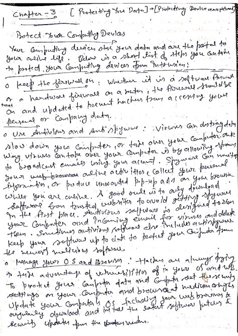Chapter 3 - Protecting Your Data - Chapter 3 Protesting Your Devicy ...