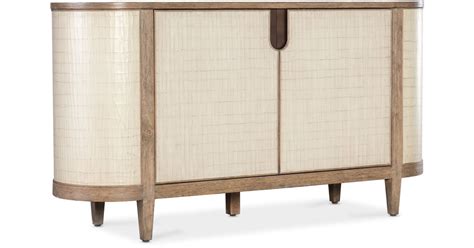 Hooker Furniture 628-85679-80 Arbor 64" Wide Oak Accent Cabinet with ...