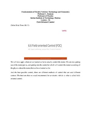 Field Oriented Control of PM Motors - Sensored Field Oriented Control ...