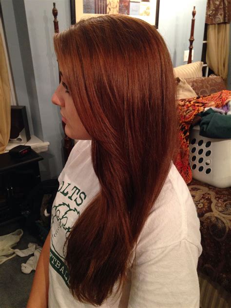 Hair Color Light Red Brown at Callum Balmain blog