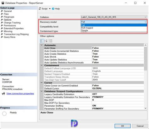 Image result for SQL Backup Full Recovery Model