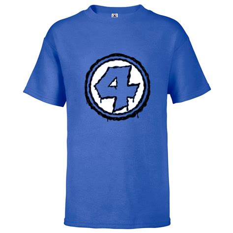 Marvel Fantastic Four Logo Melting Paint Drip - Short Sleeve T-Shirt ...