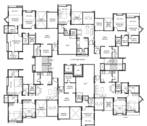 Paranjape Richmond Park at Rahatani by Paranjape Schemes - Floor Plans ...