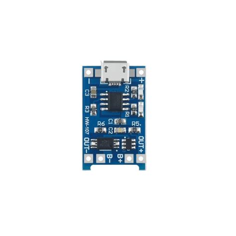 Micro USB 5V 1A 18650 Lithium Battery Charger Board With Protection ...