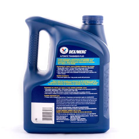 Valvoline DEX/MERC Automatic Transmission Fluid (ATF) 1 GA ...