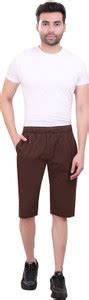 Abc Garments Solid Men Three Fourths - Buy Abc Garments Solid Men Three ...
