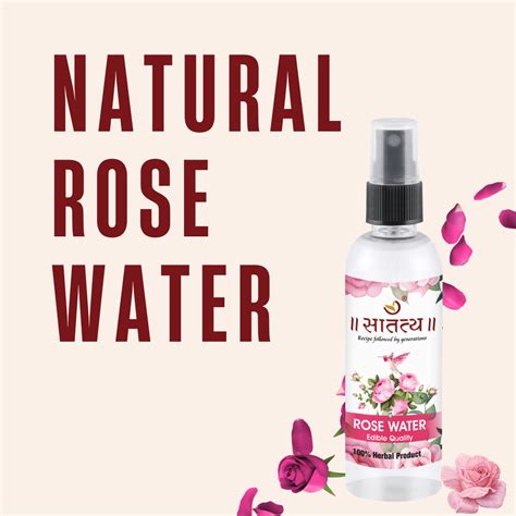 Natural Rose Water – Satatya