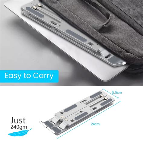 Portronics por-421 my buddy k laptop stand | [IMPROVES YOUR POSTURE]-Scient