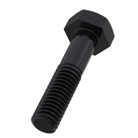 M48 Hex Head Bolt Black Oxide (150mm - 280mm) - TVS - Pack of 5