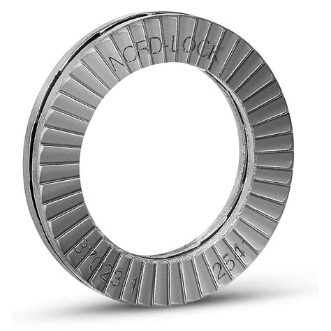 Nord-Lock Wedge Locking Washers - 254 SMO Stainless Steel Vibration ...