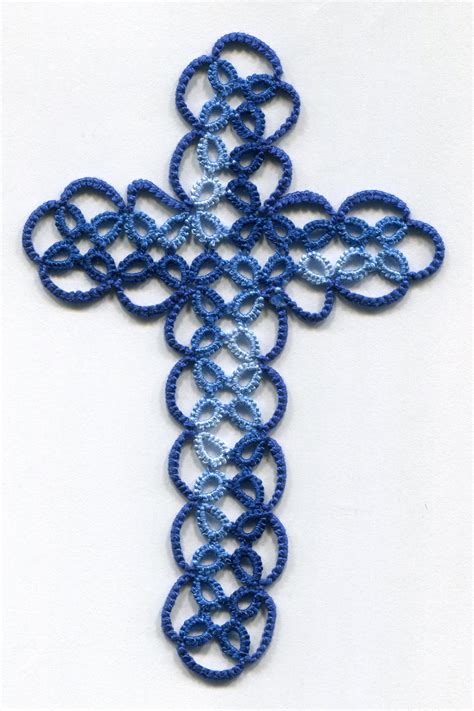Tatted Cross Tutorial 的图像结果