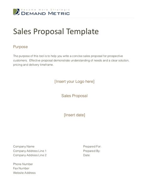 Image result for Sales Proposal Examples