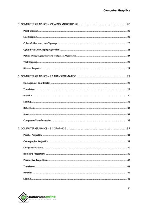 Computer Graphics Tutorial Lab 的图像结果