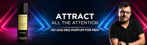 Buy Bella Vita KLUB Men Body Perfume 150ml | No Gas Deo for Men ...