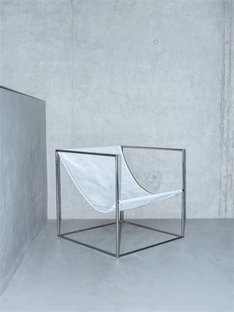 valerie_objects Solo Seat, stainless steel - white | Finnish Design Shop