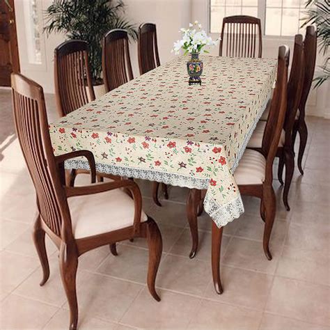 Buy Homerz Premium 6-8 Seater Dining Table Cover, Waterproof and ...