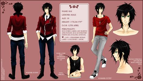 OC: Kai Reference Sheet by geckguga on DeviantArt