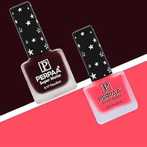 Buy PERPAA® Super Matte Nail Polish No Toxin Nail Lacquer, Long Lasting ...