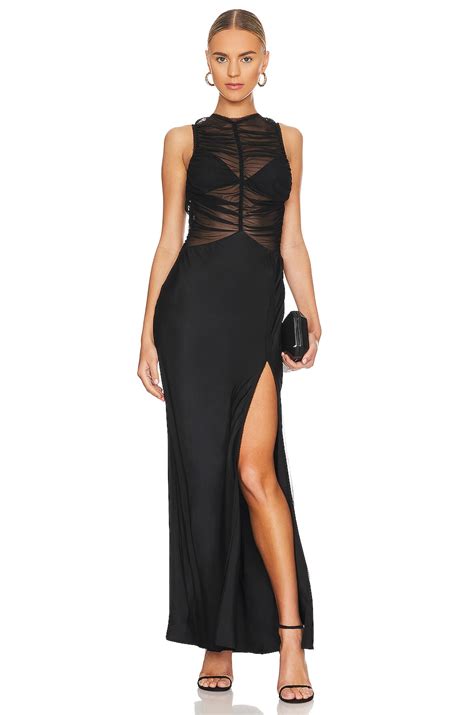 Bec + Bridge Naomi Split Maxi Dress in Black | REVOLVE