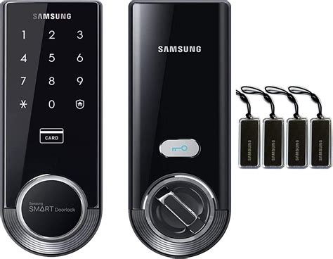 SAMSUNG SMARTLOCK Samsung SHS-3321 Keyless Digital Door Lock with 4 ...