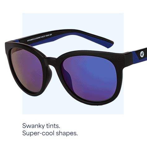 Buy Black Blue Gradient Round Full Rim Kids 8-12 yrs Hooper Sunnies ...