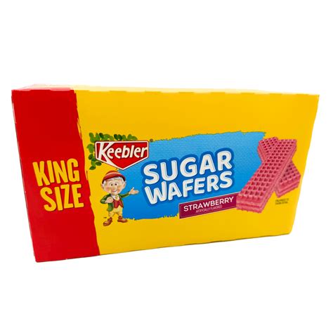 Keebler King Size Strawberry Sugar Wafers - 4.4oz / 9ct – Blair Candy ...