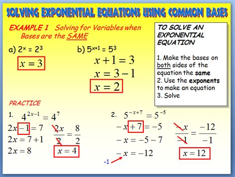 Image result for Solving Exponential Equations