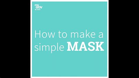 Image result for Tutorial for Homemade Masks