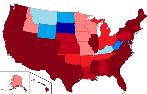 1972 Presidential Election Map