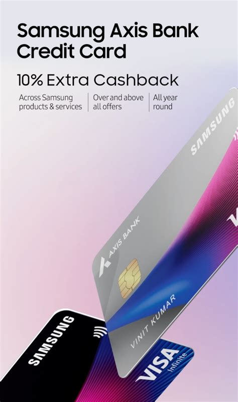 Samsung Axis Bank Credit Card - Get Exclusive Benefits | Samsung India