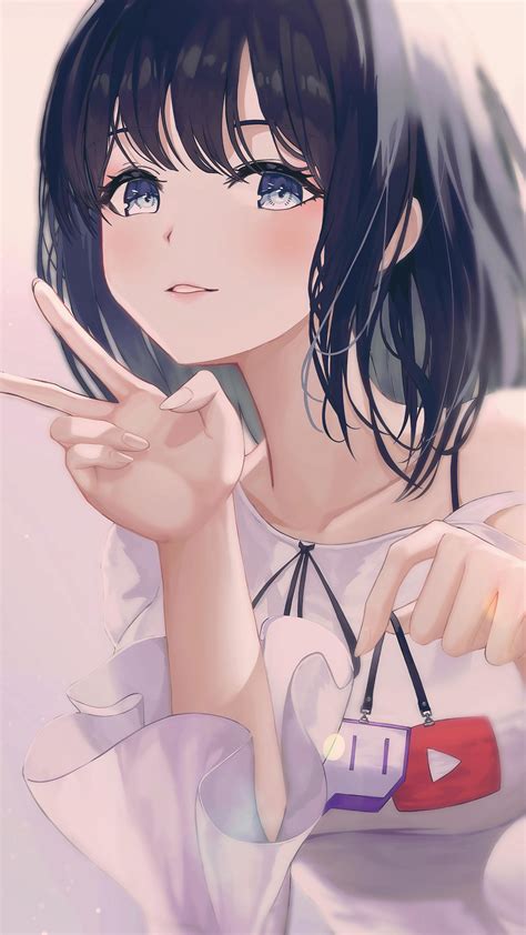 wallpaper anime girl kawaii