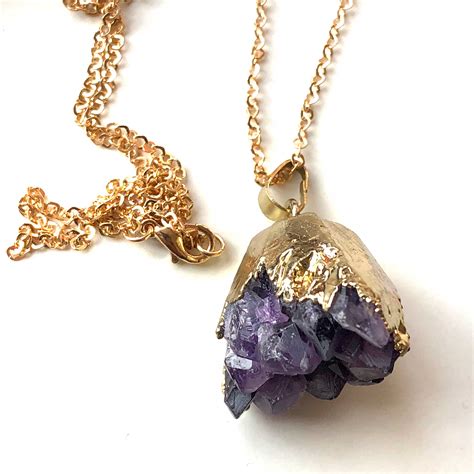Amethyst Crystal Necklace