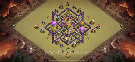 Best War Base TH7 with Link, Anti 3 Stars, Anti Everything 2023 - Town ...