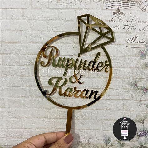 Personalised Wedding Cake Toppers – Cake Toppers India