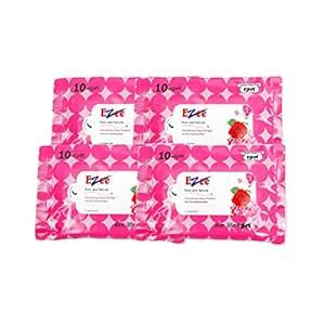 Ezee Wet Wipes - 10 Wipes (Rose, Pack of 4) : Amazon.in: Health ...