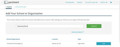 Image result for How to Send Transcripts through Parchment