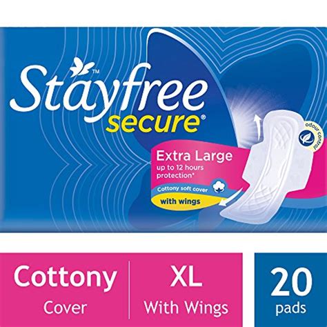 Stayfree Secure XL Cottony soft with wings, 20 pads, 1N – Fetch N Buy