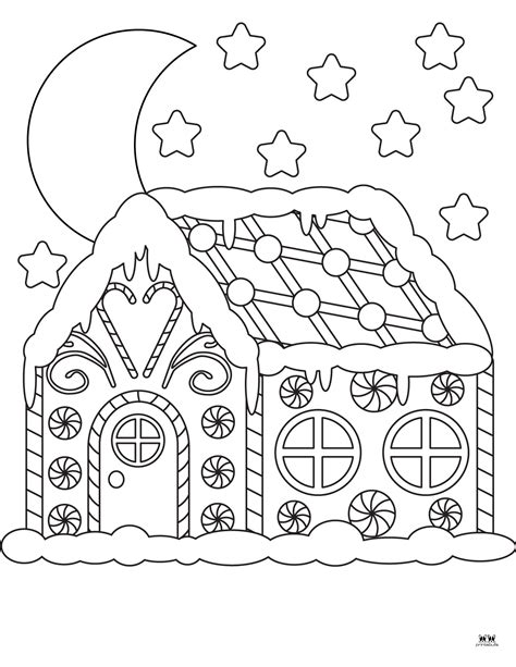 Ginger Bread House Coloring